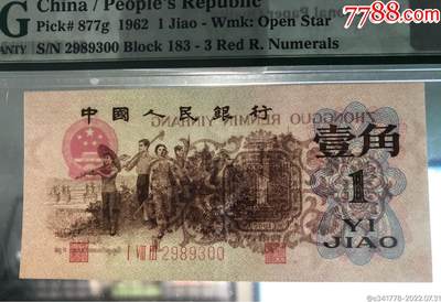 北极狼藏苑社团购专场(59) 1176三版币 ·关门冠·红三凸·渡背·pMG评级66EPQ