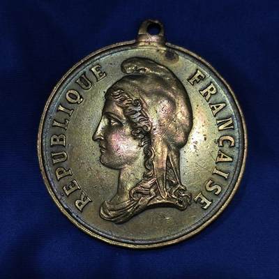 1894年法兰西共和国第893征兵站抽签征兵纪念铜章 - 1894年法兰西共和国第893征兵站抽签征兵纪念铜章