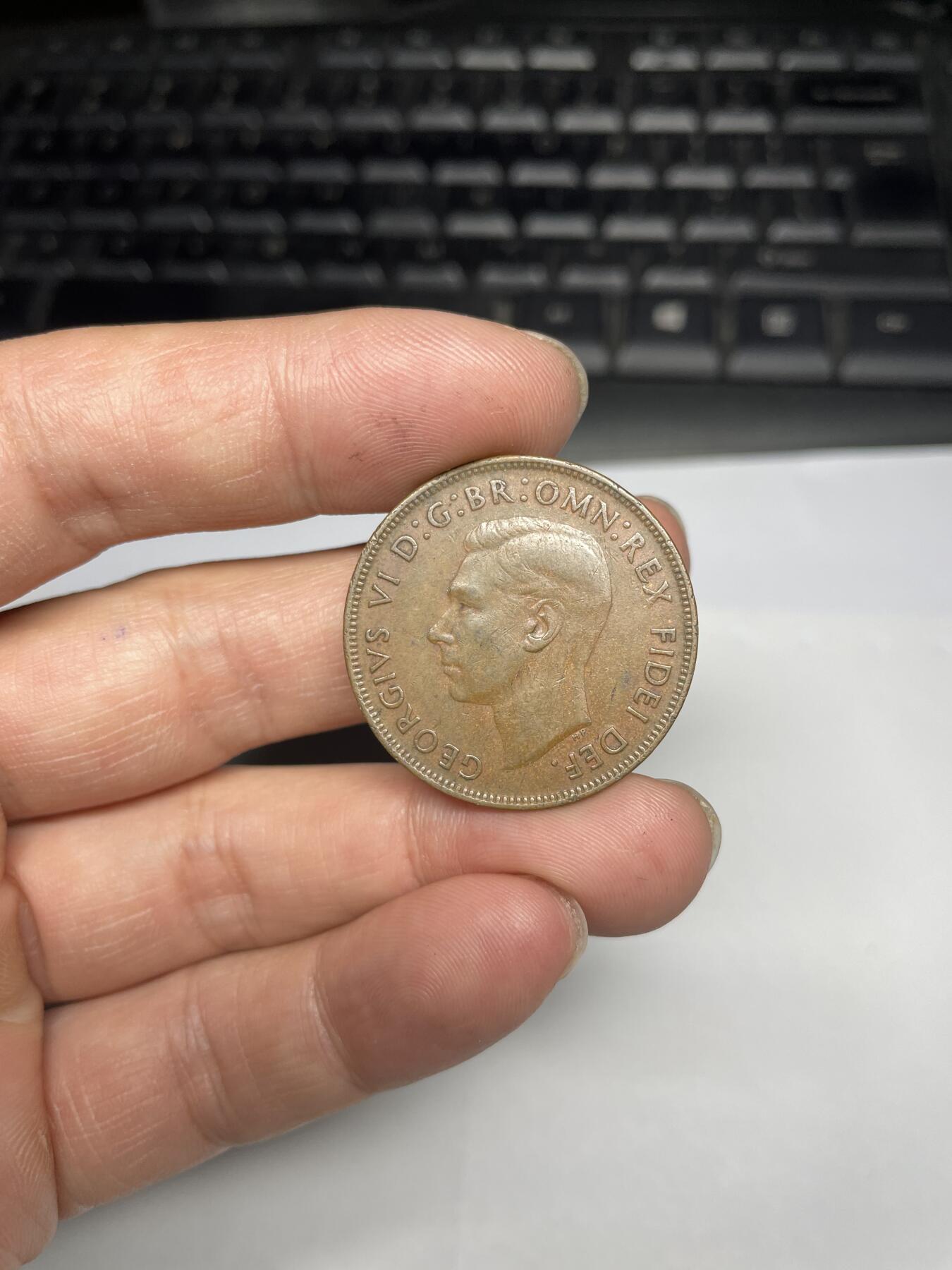 每日一拍，2024年集古藏今外币拍卖第十八期-第6场—（总第176拍），可以寄存60天，满160元包邮。 1950年澳大利亚1便士