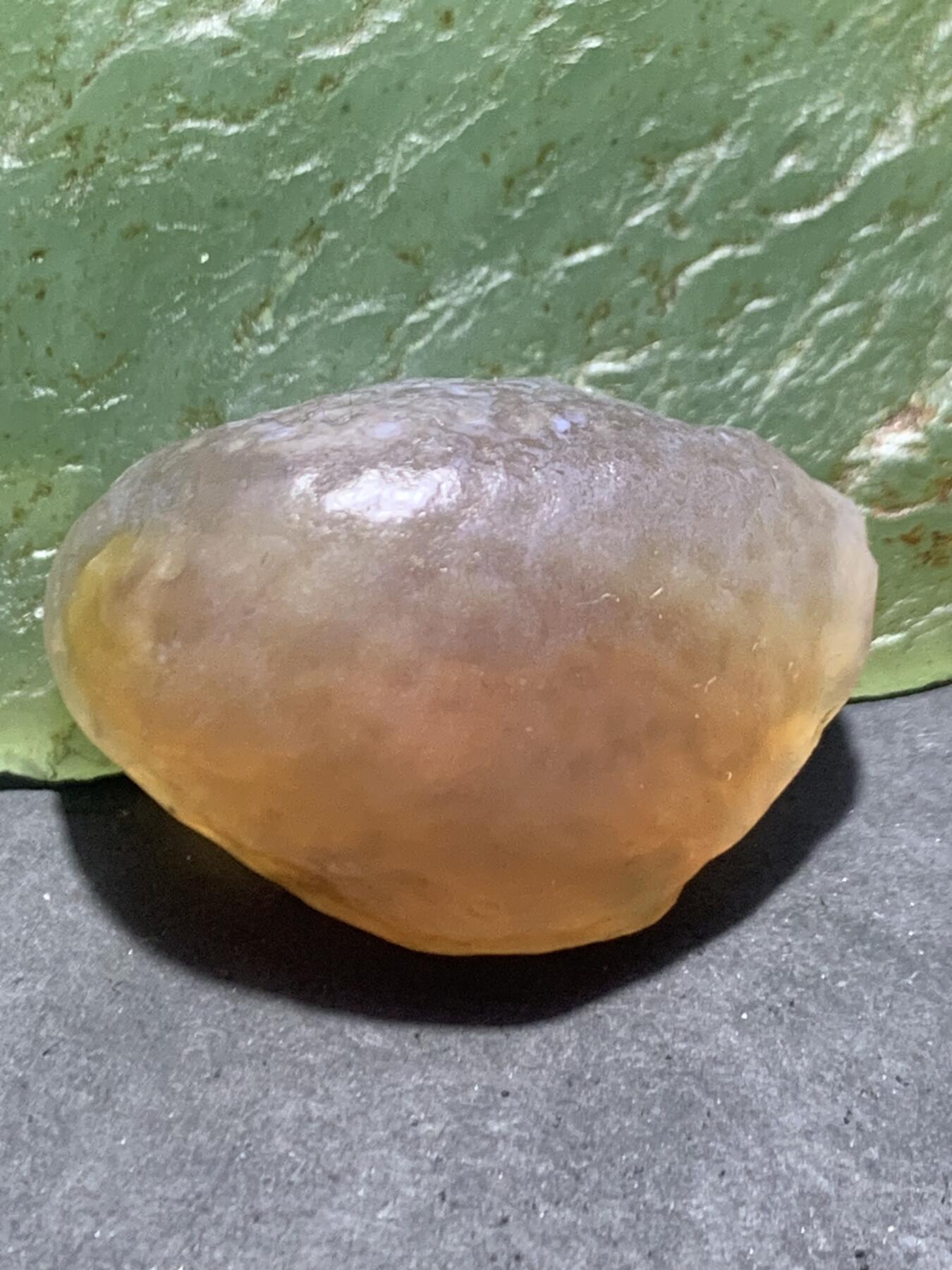 精美天然阿拉善酒红糖心天眼纹玛瑙原石一颗，，