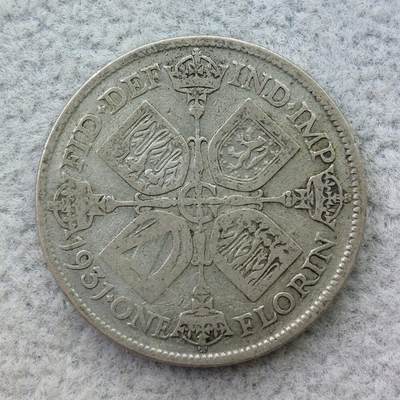 英国1931年乔治五世1佛罗林银币 - 英国1931年乔治五世1佛罗林银币