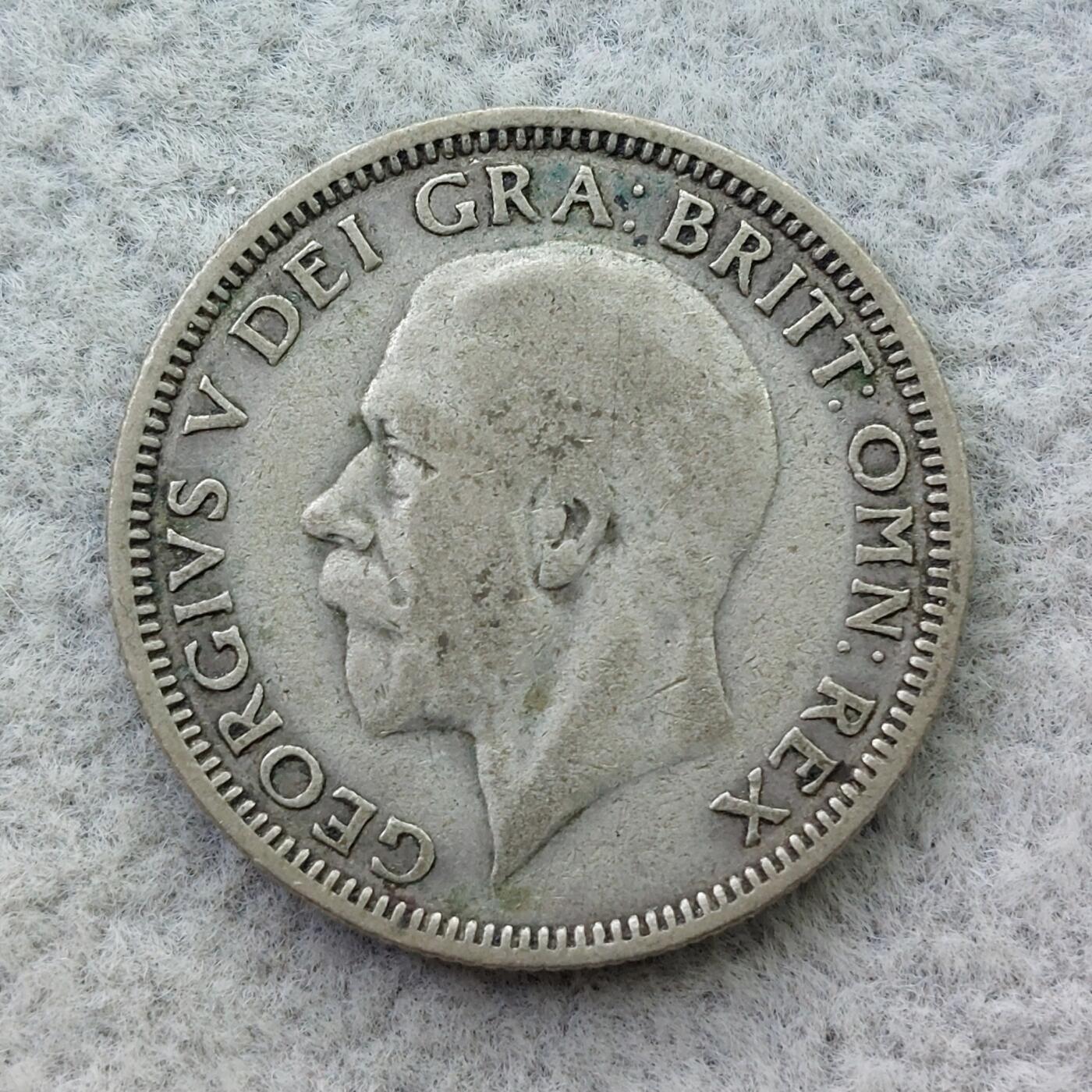 英国1931年乔治五世1先令银币