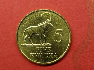 吉祥压岁钱外国硬币第31场 - 赞比亚硬币5好品