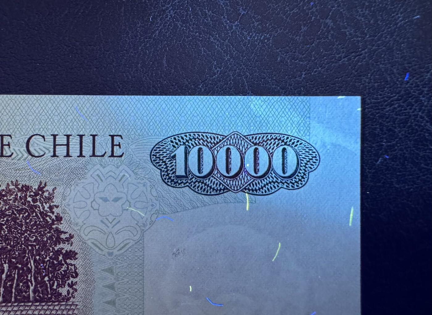收藏联盟Quantum Auction 第395期拍卖  智利2008年10000比索和德国1910年1000马克 品相UNC 瑕疵细节如图