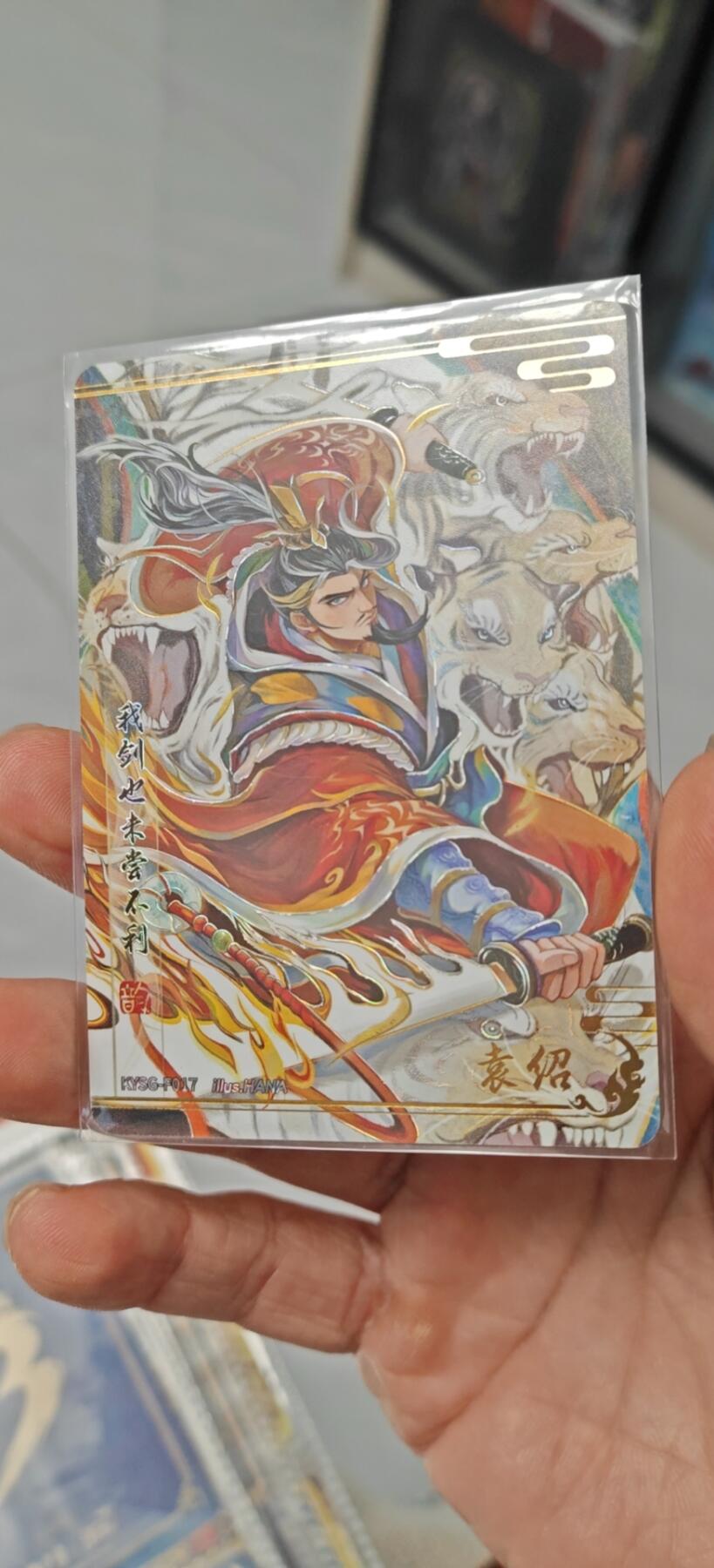 冬至到来，热辣滚烫，卡游三国精画专场预热中，一大波即将来袭 卡游三国流芳传韵最帅袁绍