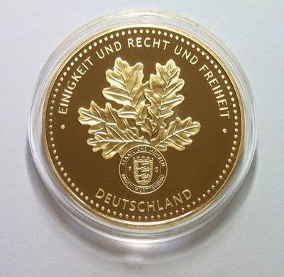 德国铁血宰相俾斯麦 高浮雕精制大镀金章 40MM 德国铁血宰相俾斯麦 高浮雕精制大镀金章 40MM