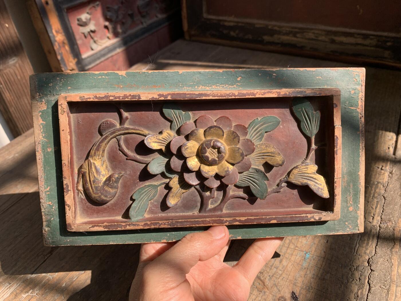 湘工花鸟花板一片