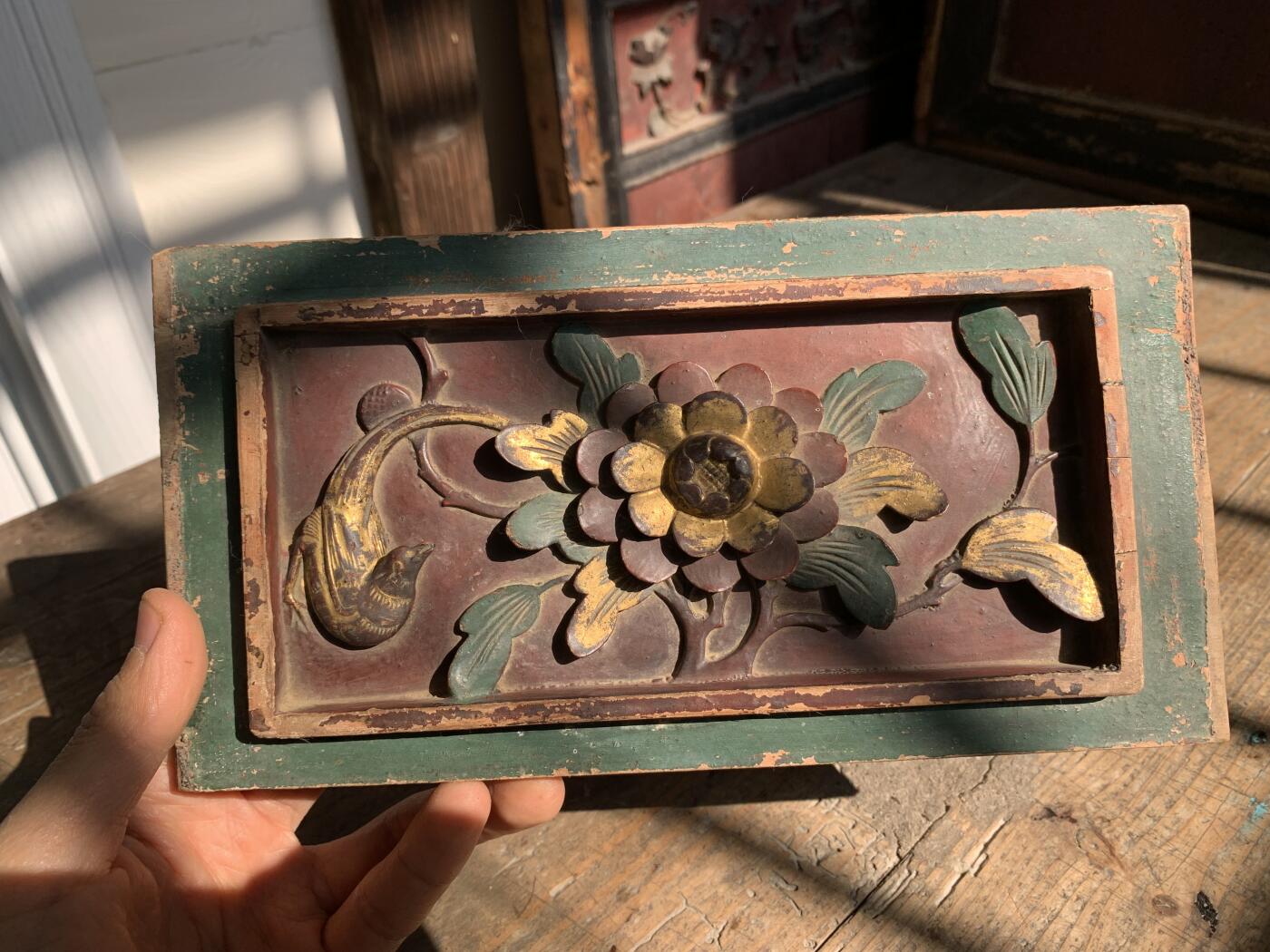 湘工花鸟花板一片