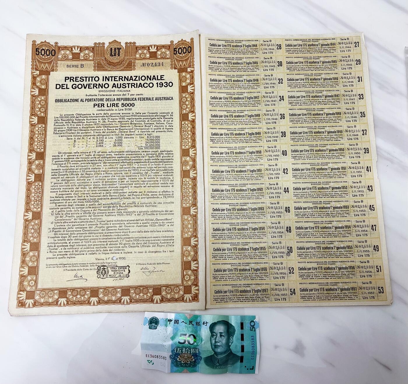 11.29周五晚19时00分开拍 百年收藏第25场 ABNC雕刻版老股票债券纸币及民国币专场 佣金5元起4拍就包邮