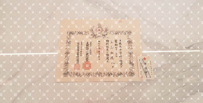 星岛弘道 赤十字社证书【履历未知】 - 星岛弘道 赤十字社证书【履历未知】