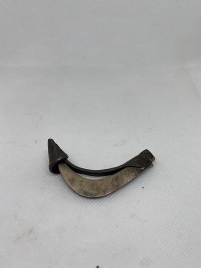 老铜烟刀，尺寸6厘米，品相如图，200包快递 - 老铜烟刀，尺寸6厘米，品相如图，200包快递