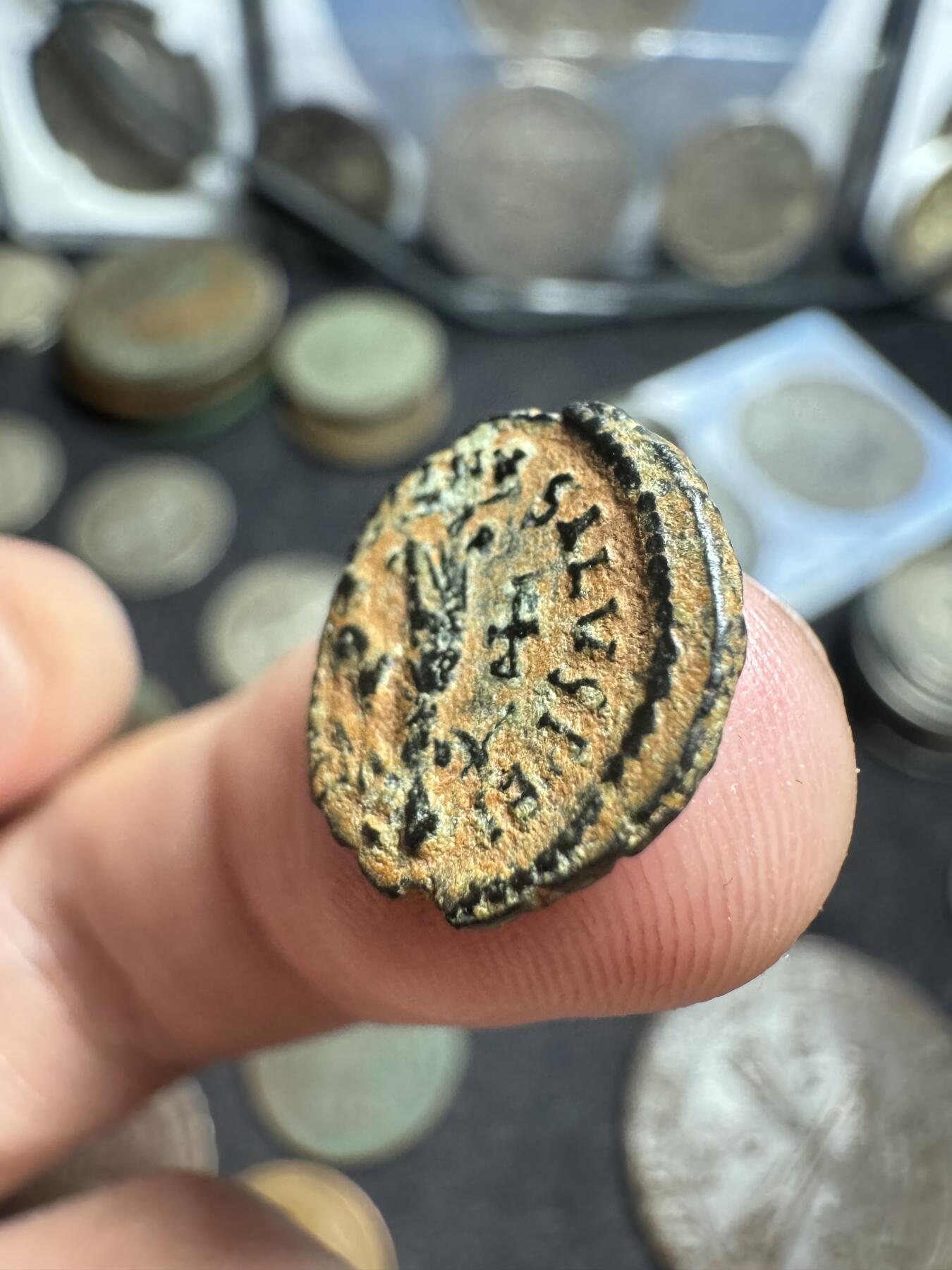 南宋泉阁俄币 外币 国币 专场第四期 古罗马 公元383-408年 东罗马皇帝阿卡迪乌斯“蛮族俘虏”小铜币 背逆 头像清晰 难得好品