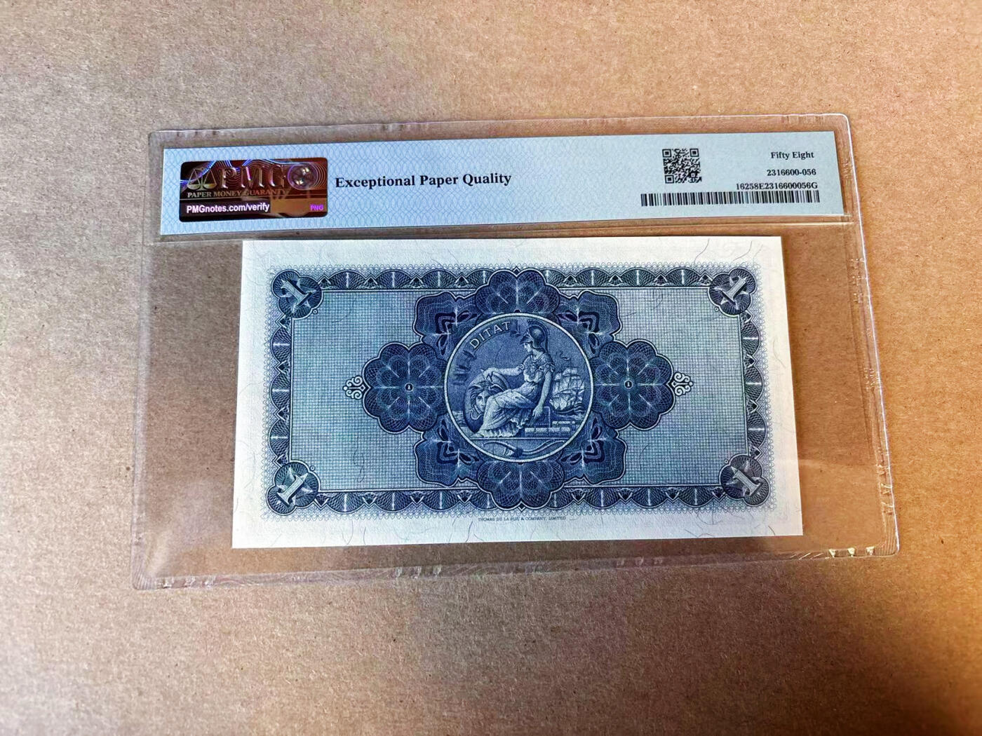 【Blue Auction】✨世界纸币精拍第587期【精】 苏格兰 1961年1镑 PMG58EPQ 