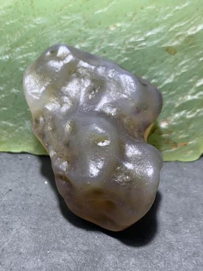 放福利！精美天然阿拉善戈壁水墨糖心玛瑙原石一颗， - 放福利！精美天然阿拉善戈壁水墨糖心玛瑙原石一颗，