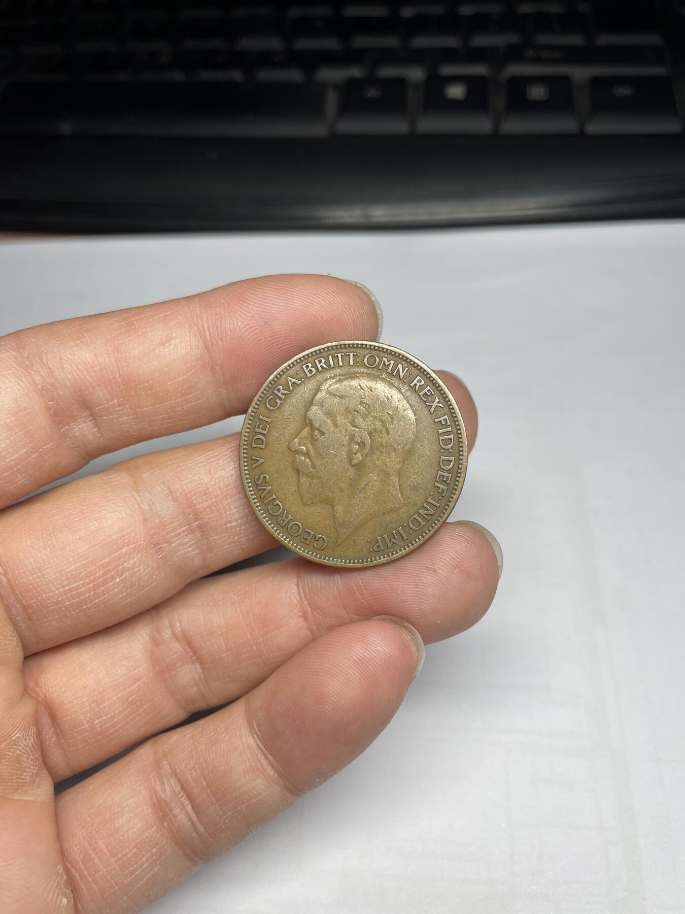 每日一拍，2024年集古藏今外币拍卖第十八期-第8场—（总第178拍），可以寄存60天，满160元包邮。 1927年英国1便士