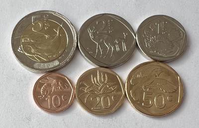 S&S Numismatic世界钱币-拍卖 第117期  - 南非2023-2024年 动植物版本 6枚套币（含1枚双色高值币）