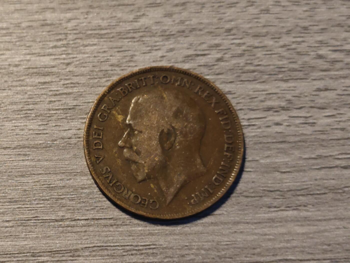 小小杂货铺第六期 英国1921年一便士铜币