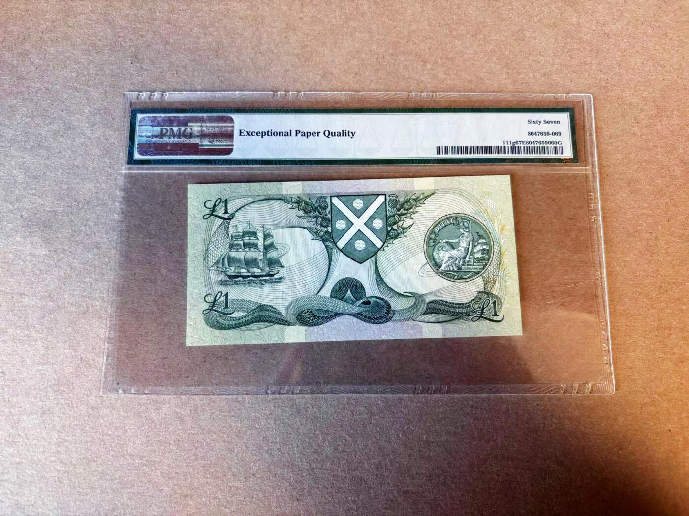 【Blue Auction】✨世界纸币精拍第587期【精】 苏格兰 1988年1镑PMG67EPQ 高分