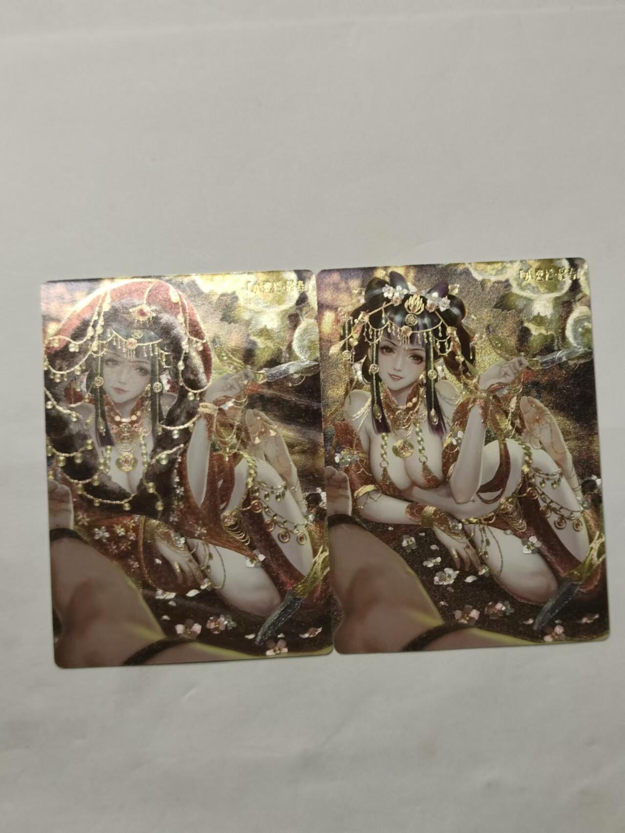 龍虎卡牌 第十四场（余之善，尤未悔） 半粗卡2张 异界水浒神姬-穆春