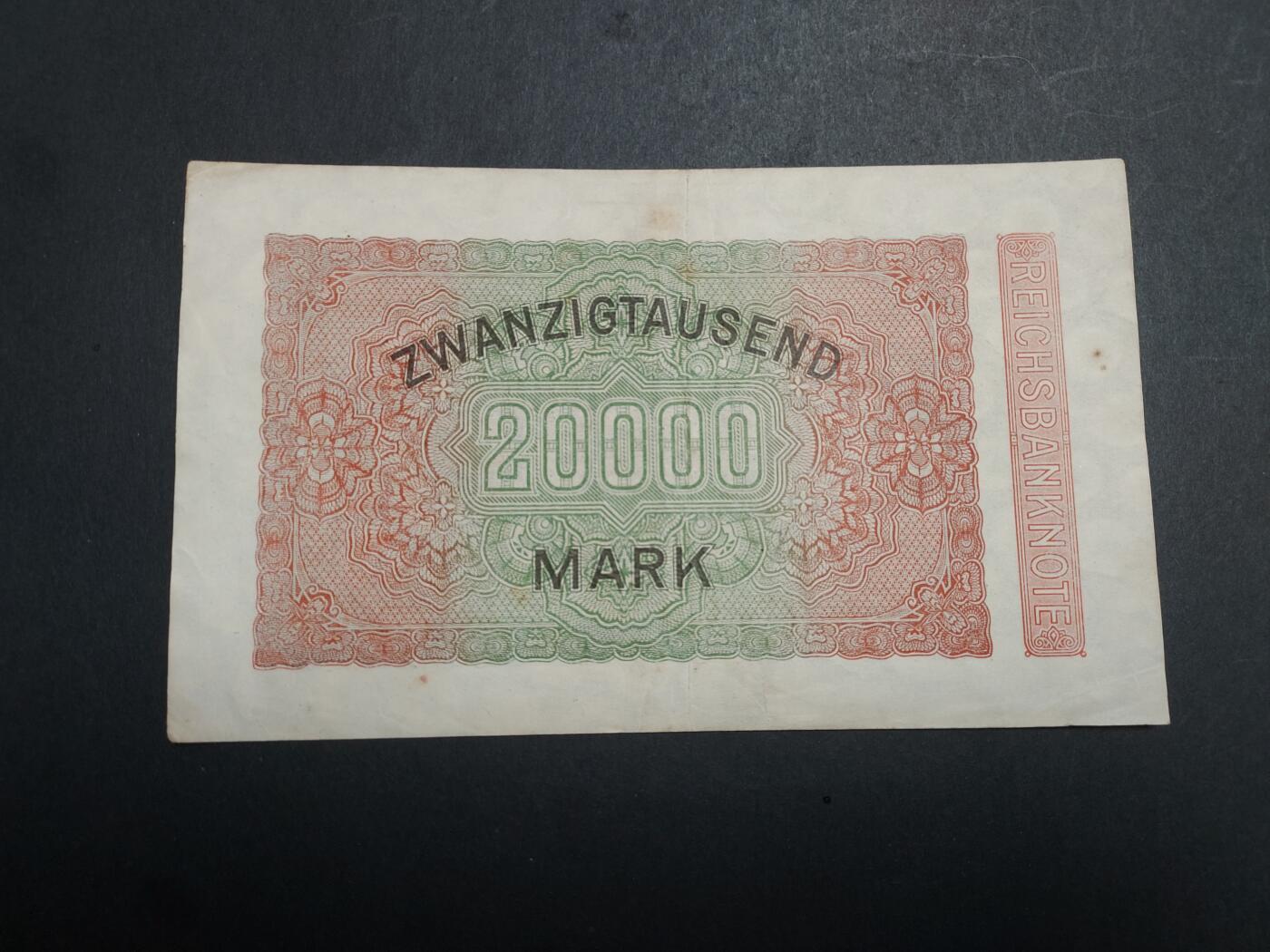 博彦收藏 12月6日 8点钱币专场 1923德国20000马克 85品