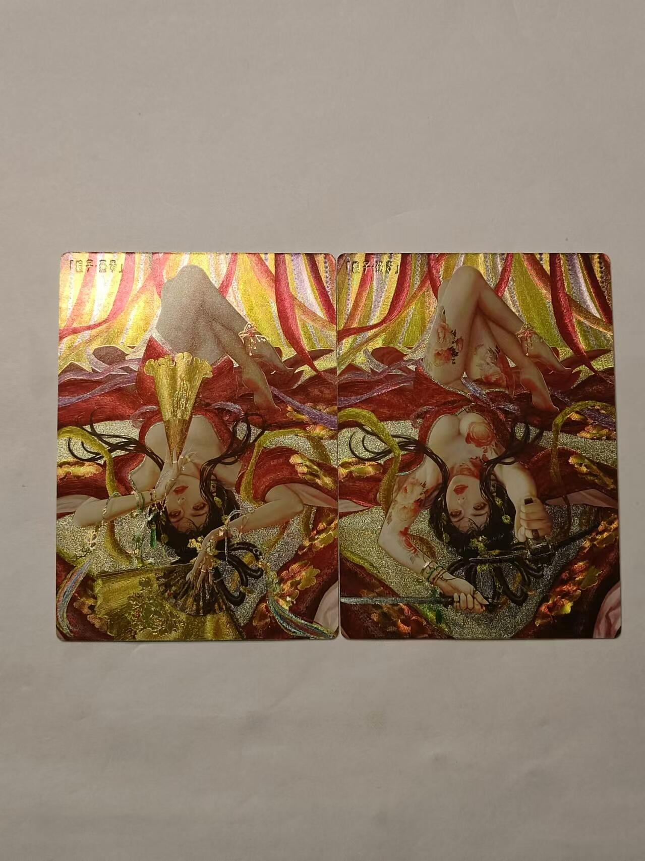 龍虎卡牌 第十四场（余之善，尤未悔） 半粗卡2张 异界水浒神姬-燕青