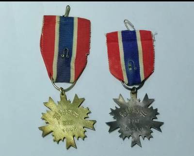 [珍藏世界]奖章 干城甲种一.二等（4008.5549）原绶带 [珍藏世界]奖章 干城甲种一.二等（4008.5549）原绶带