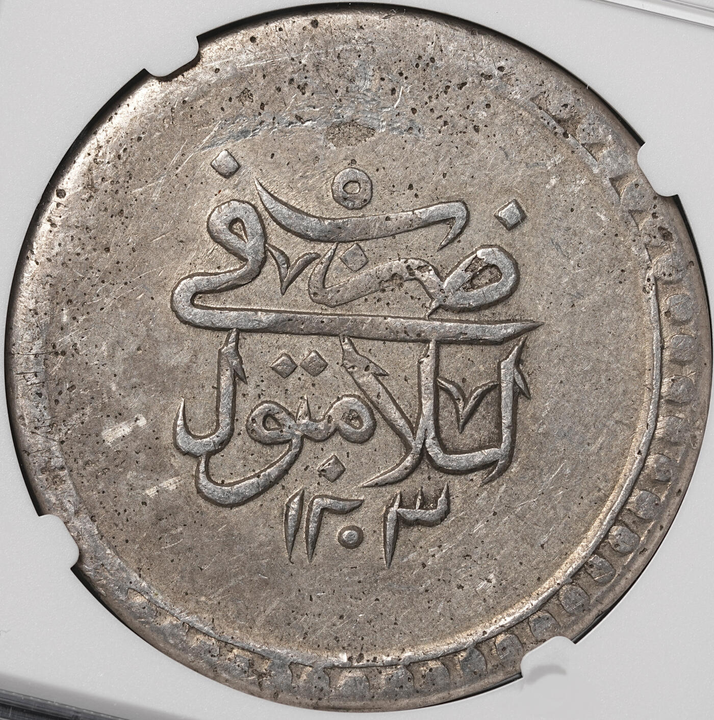 修遠堂世界钱币第四十九期 全场包邮 NGC XFD AH1203//5年奥斯曼帝国2 KURUSH大银币