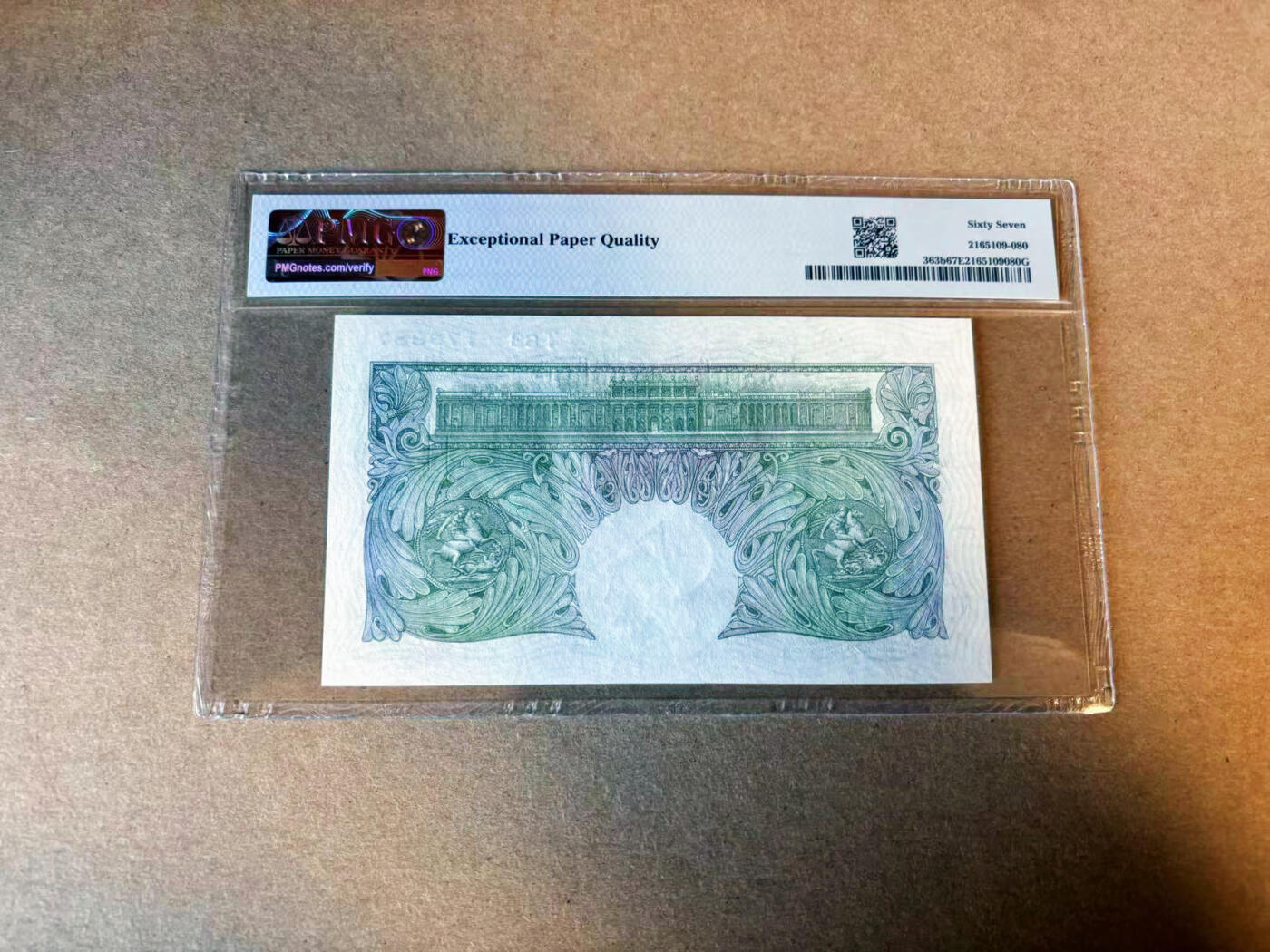 【Blue Auction】✨世界纸币精拍第587期【精】 英国 1929-34年1镑  PMG67EPQ 高分