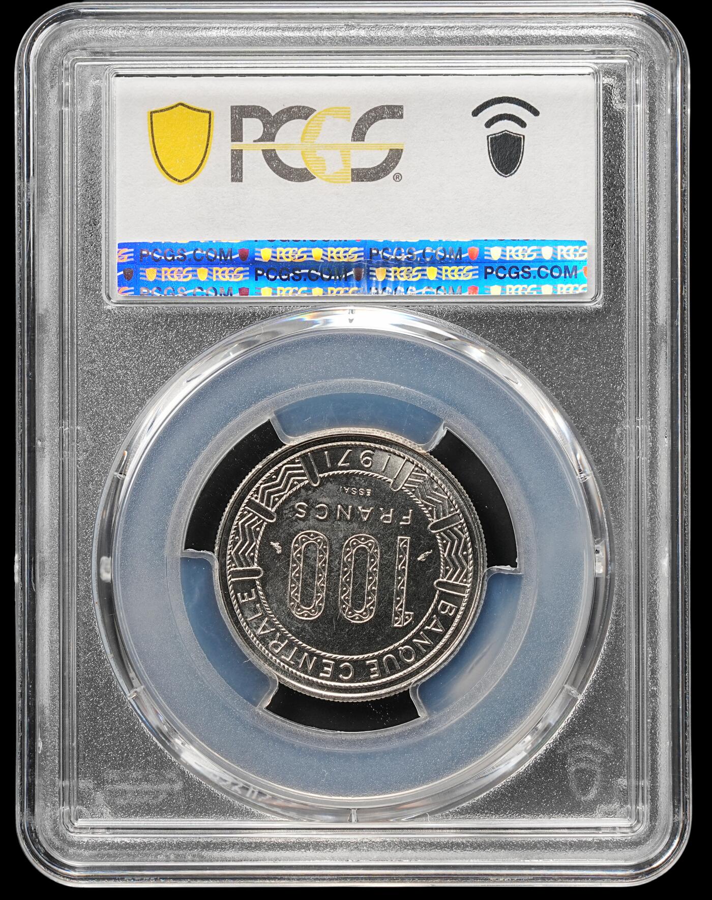 修遠堂世界钱币第四十九期 全场包邮 PCGS SP66 1971年喀麦隆100法郎样币 ESSAI
