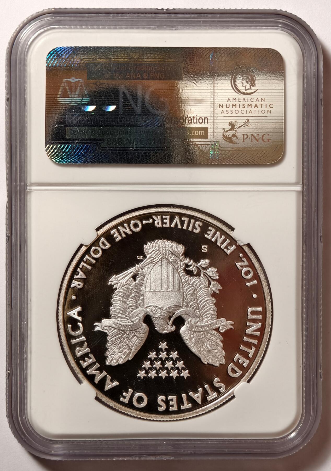 紫瑗钱币——第460期 美国 2012年 S版 行走女神 首发  投资银币 NGC PR69 UC 精制