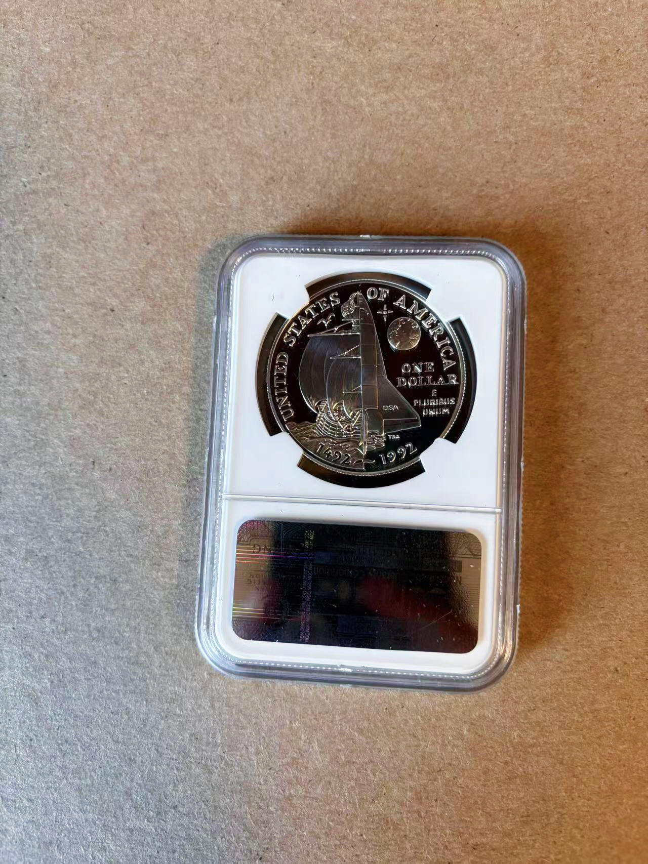 【Blue Auction】✨世界纸币精拍第588期【精】 美国 1992年哥伦布纪念银币1元 NGC PF69 ULTRA CAMEO 
