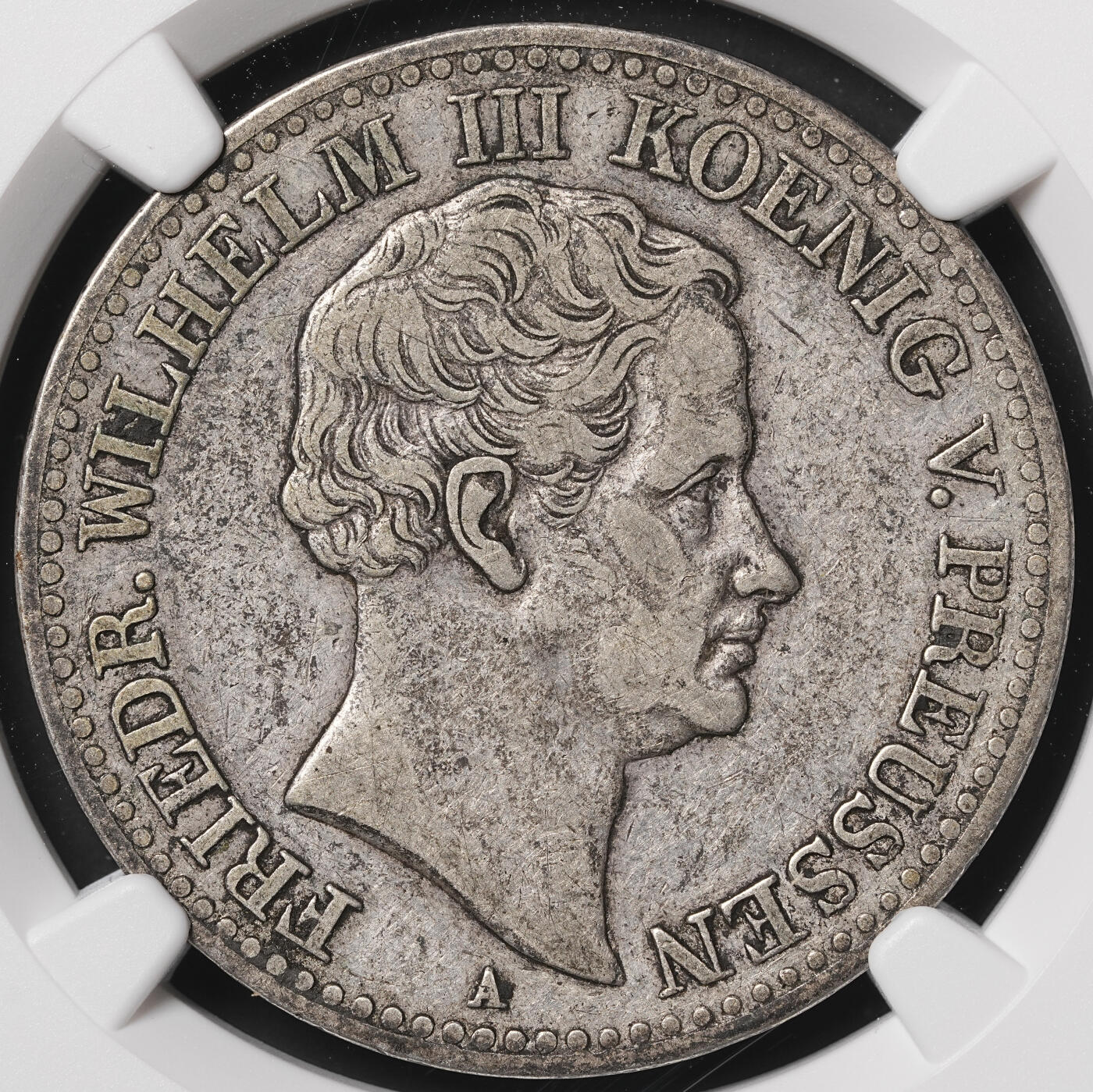 修遠堂世界钱币第四十九期 全场包邮 NGC XF45 1830年普鲁士-弗里德里希·威廉三世1泰勒银币