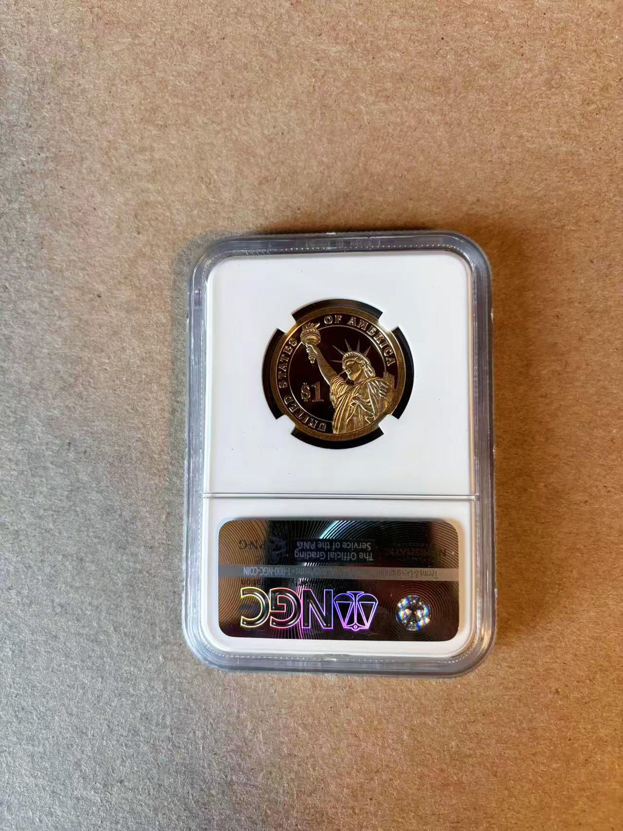 【Blue Auction】✨世界纸币精拍第588期【精】 美国 2015年Harrys-Truman纪念币1元 NGC PF69 ULTRA CAMEO 