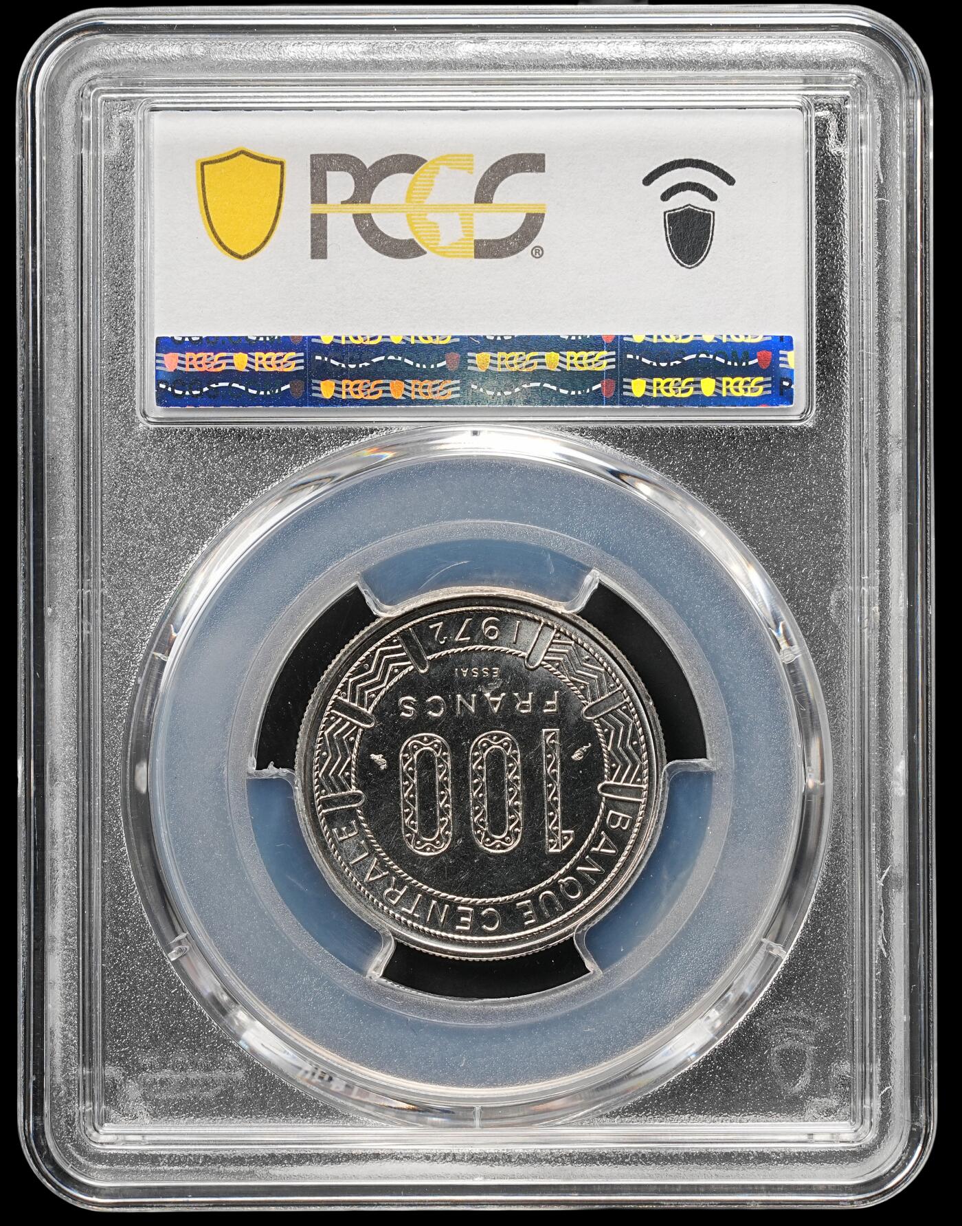 修遠堂世界钱币第四十九期 全场包邮 PCGS SP66 1972年喀麦隆100法郎样币 ESSAI