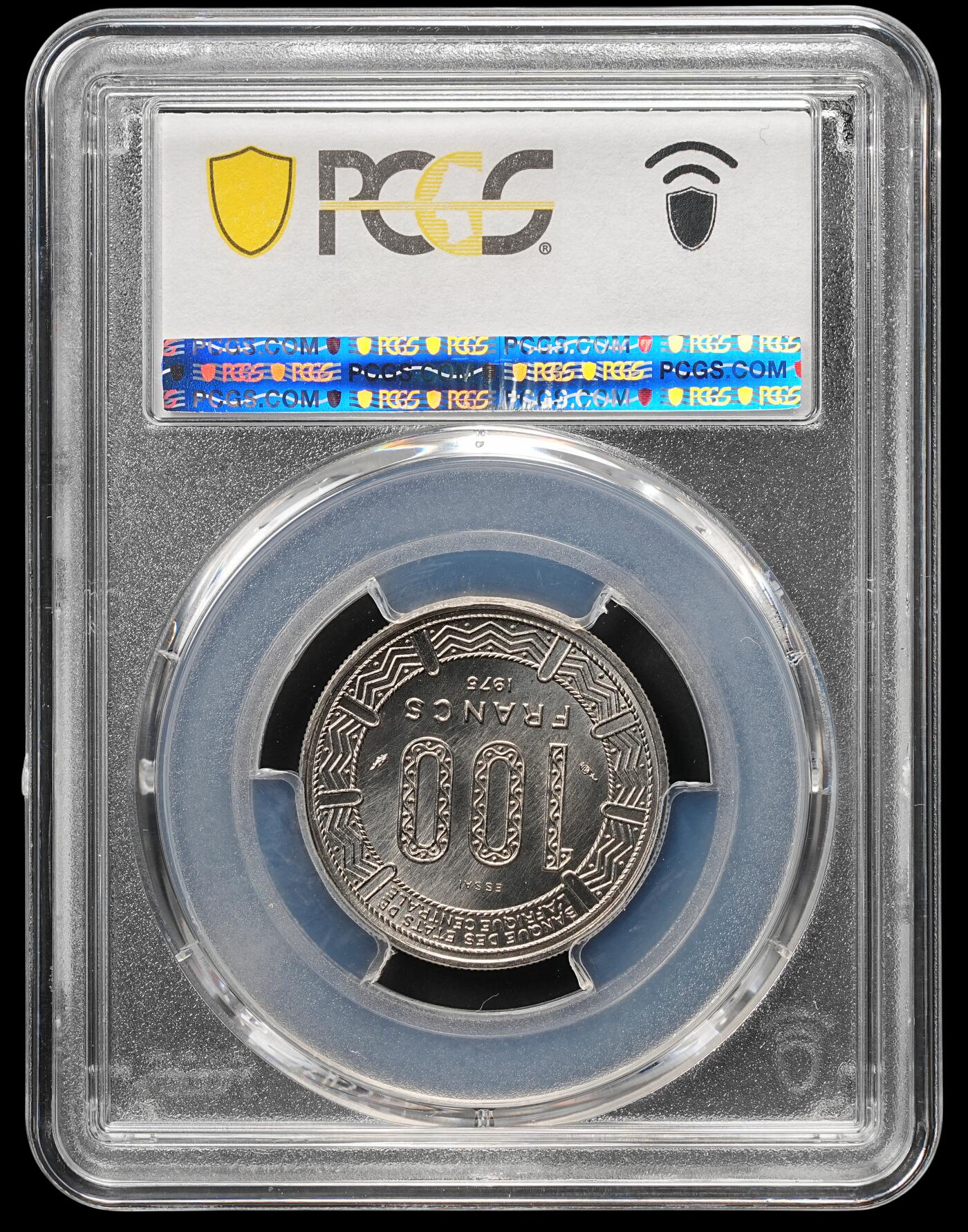 修遠堂世界钱币第四十九期 全场包邮 PCGS SP67 1975年喀麦隆100法郎样币 ESSAI