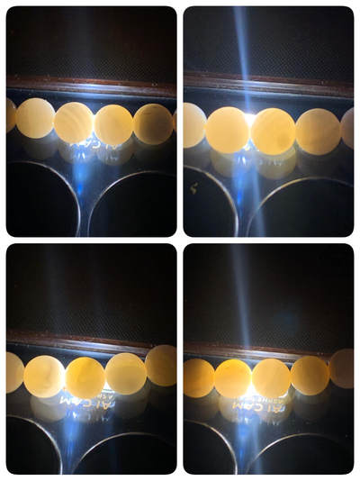 深海奶白半黄贝化玉108手串一条 深海奶白半黄贝化玉108手串一条