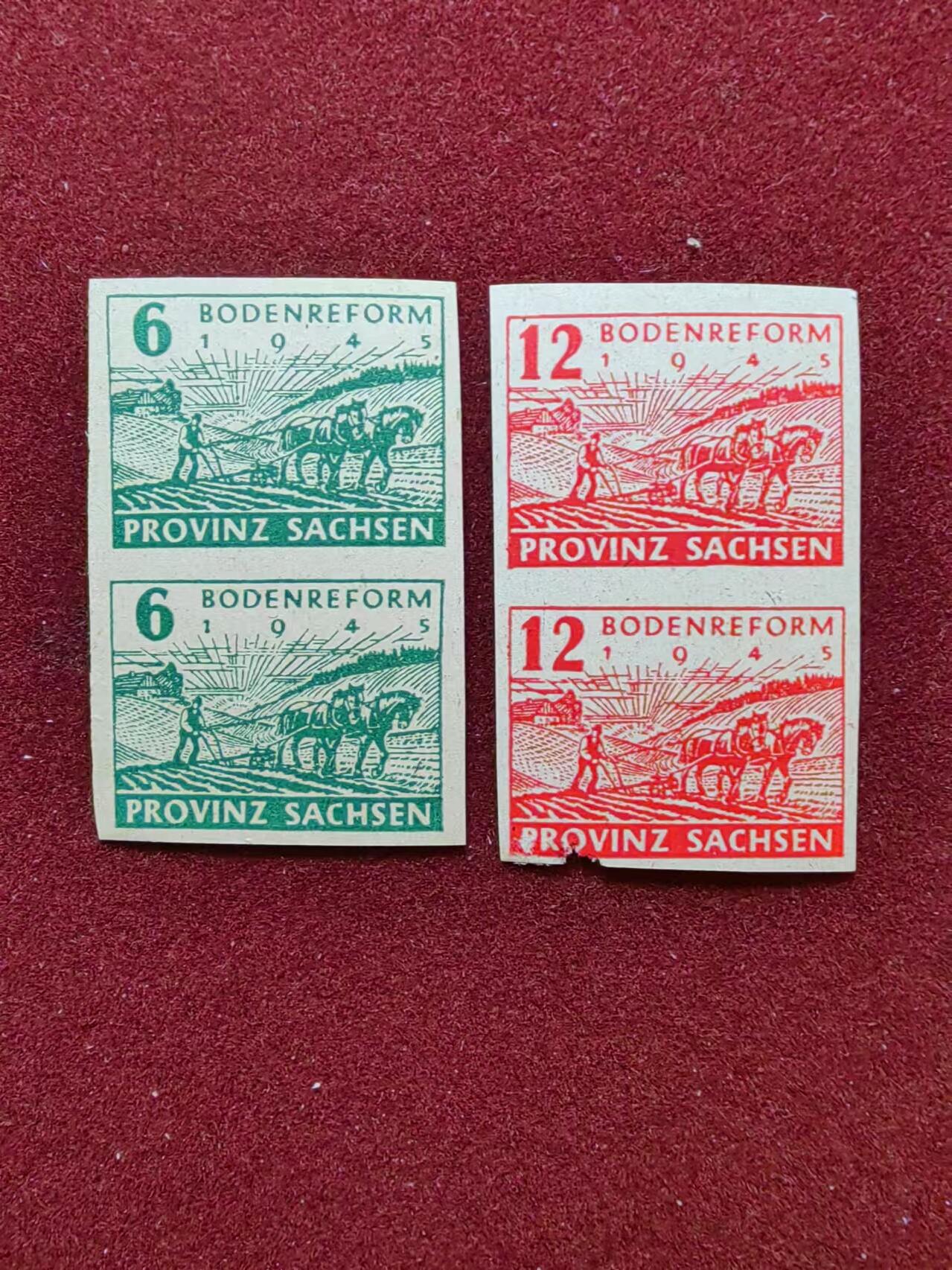 联合阁邮币社™ ——“多国邮票”多多支持 德国1945年 土地改革