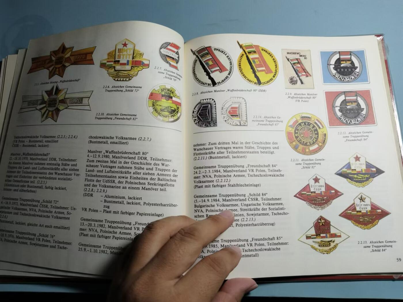 盛世勋华——号角文化勋章邮票专场拍卖第294期 东德出版 民主德国军事徽章 研究东德军事证章原始资料