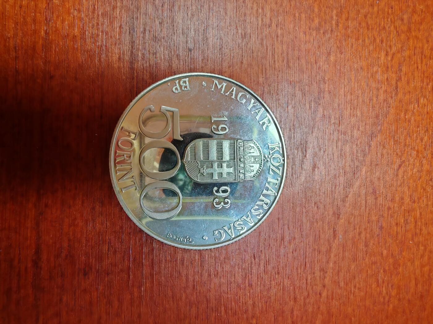 长老汇龙年精选第三十二场拍卖 1993匈牙利500弗林特精制银币