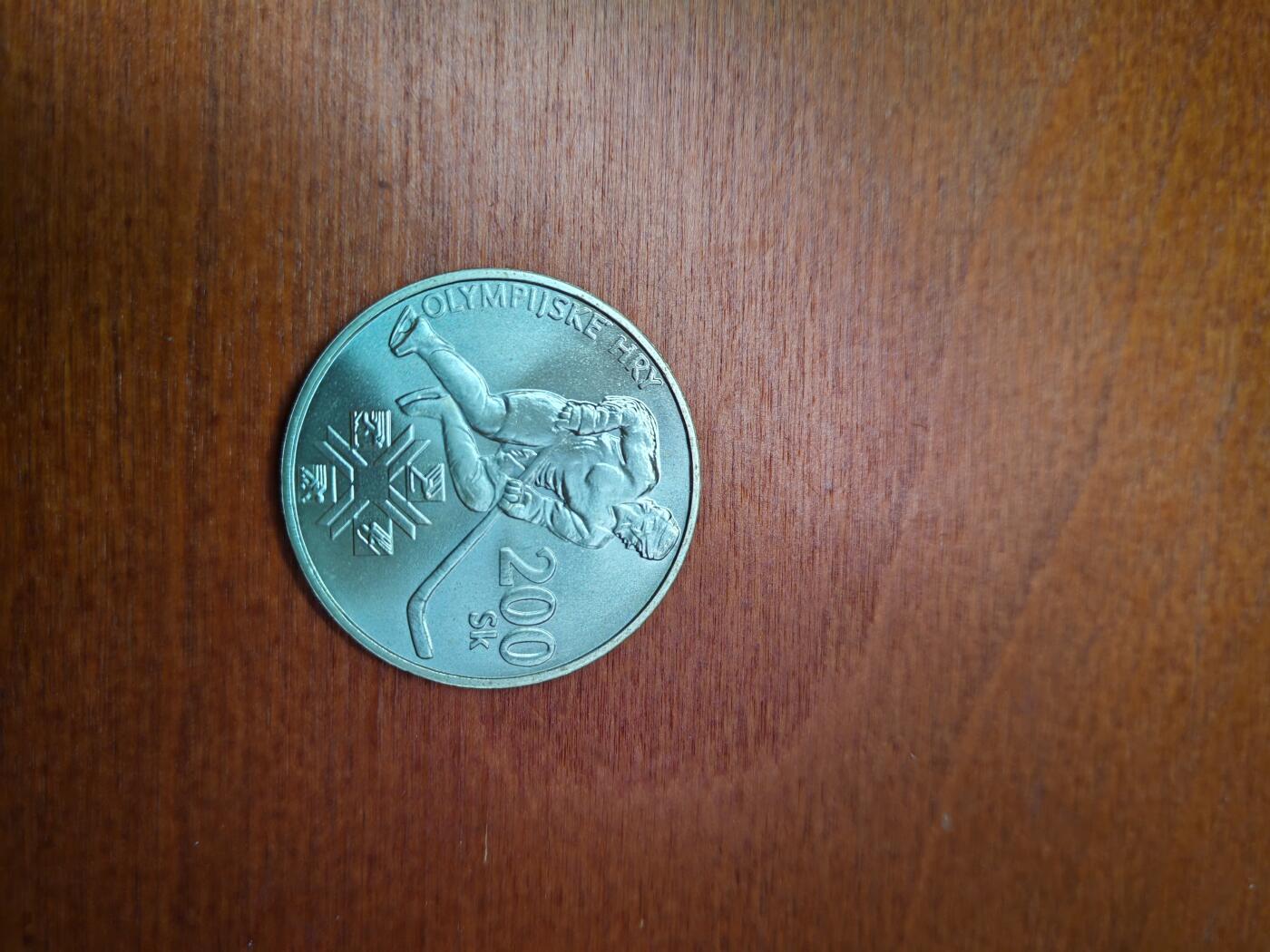 长老汇龙年精选第三十二场拍卖 1994斯洛伐克冬奥200克朗银币