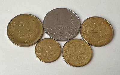 S&S Numismatic世界钱币-拍卖 第124期  - 塔吉克斯坦2011年5枚套币