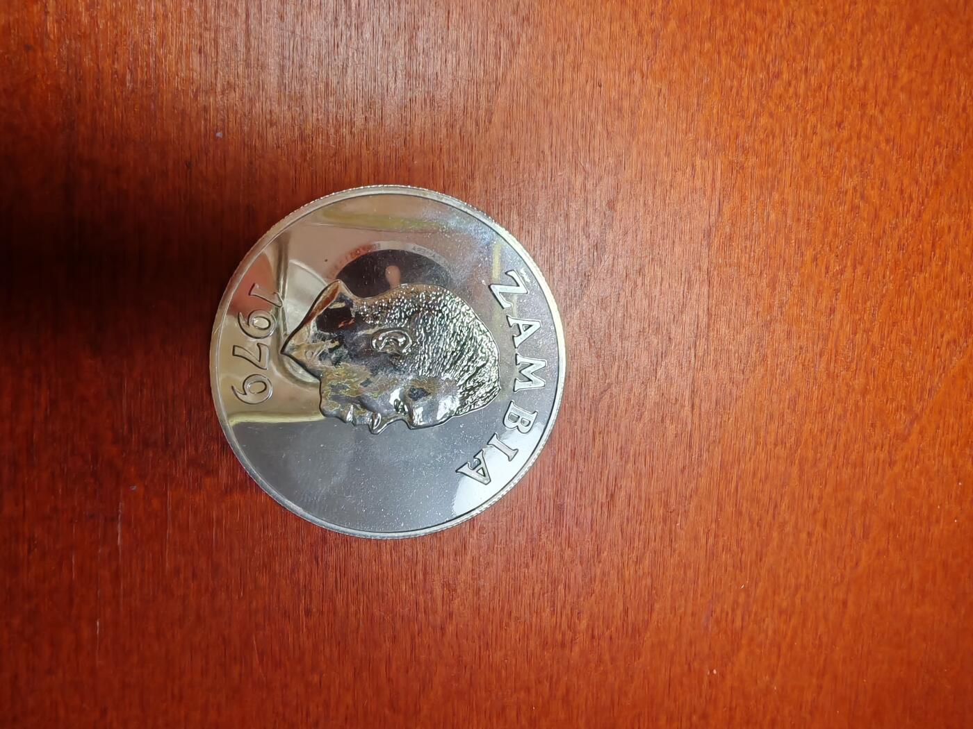 长老汇龙年精选第三十二场拍卖 1979赞比亚10卡瓦查精制银币