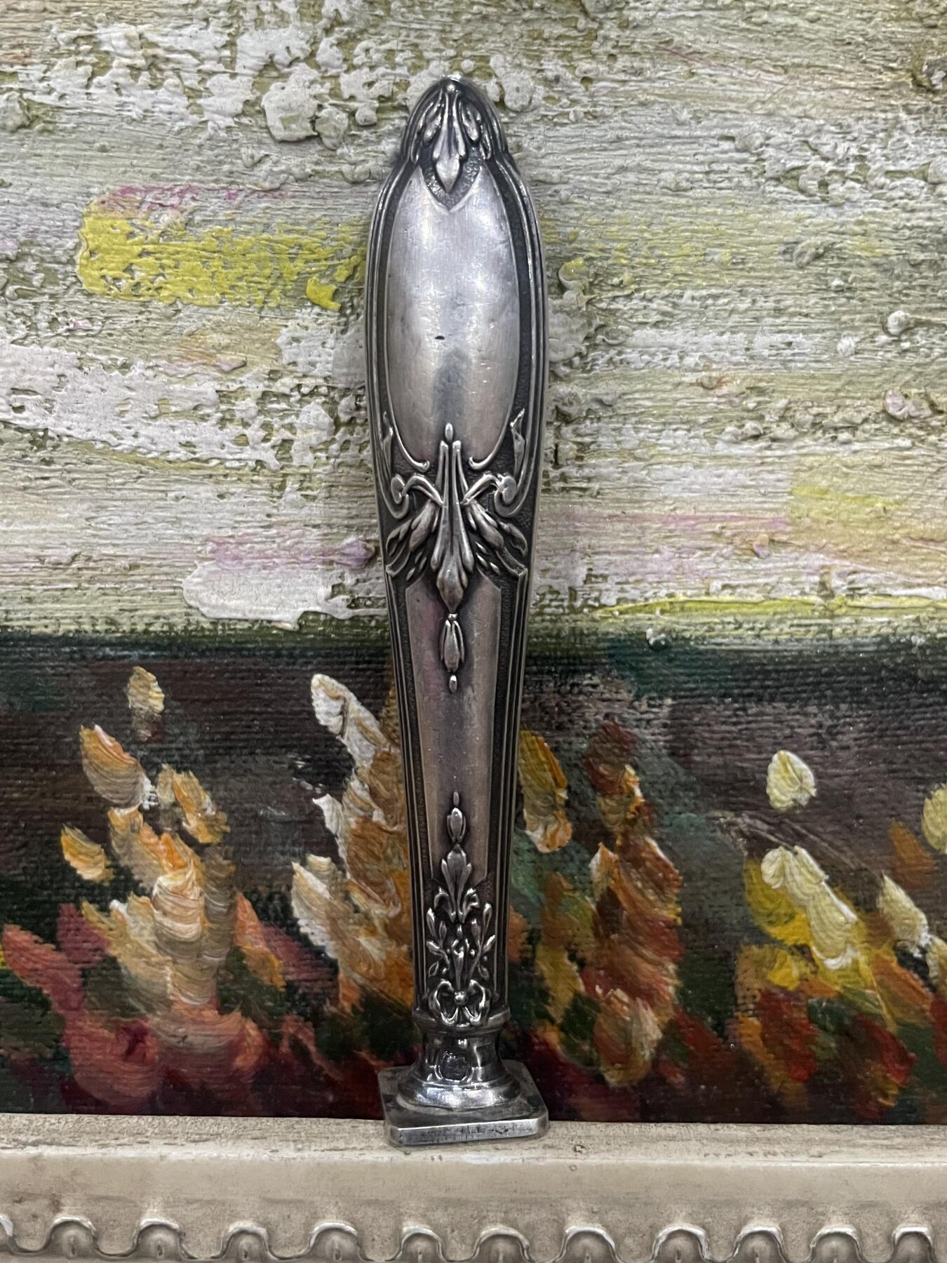 海外回流精品拍卖元旦精品专场 法国回流19世纪纯银火漆印章