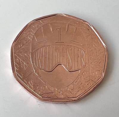 S&S Numismatic世界钱币-拍卖 第124期  - 奥地利2025年 2025年 第48届世界高山滑雪锦标赛在奥地利萨尔巴赫举行 5欧元纪念铜币