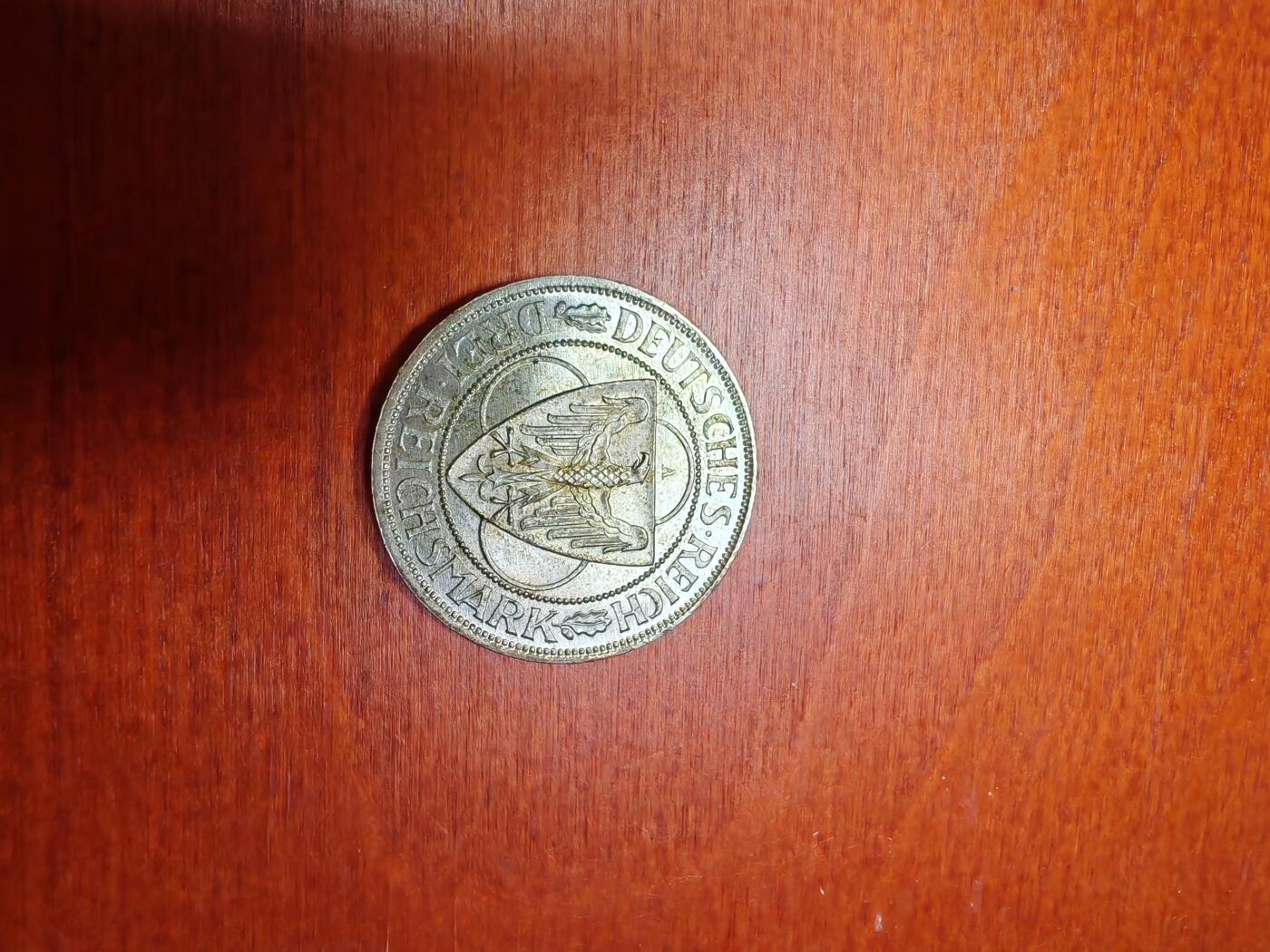 长老汇龙年精选第三十二场拍卖 1930A德国威玛鹰桥3马克银币