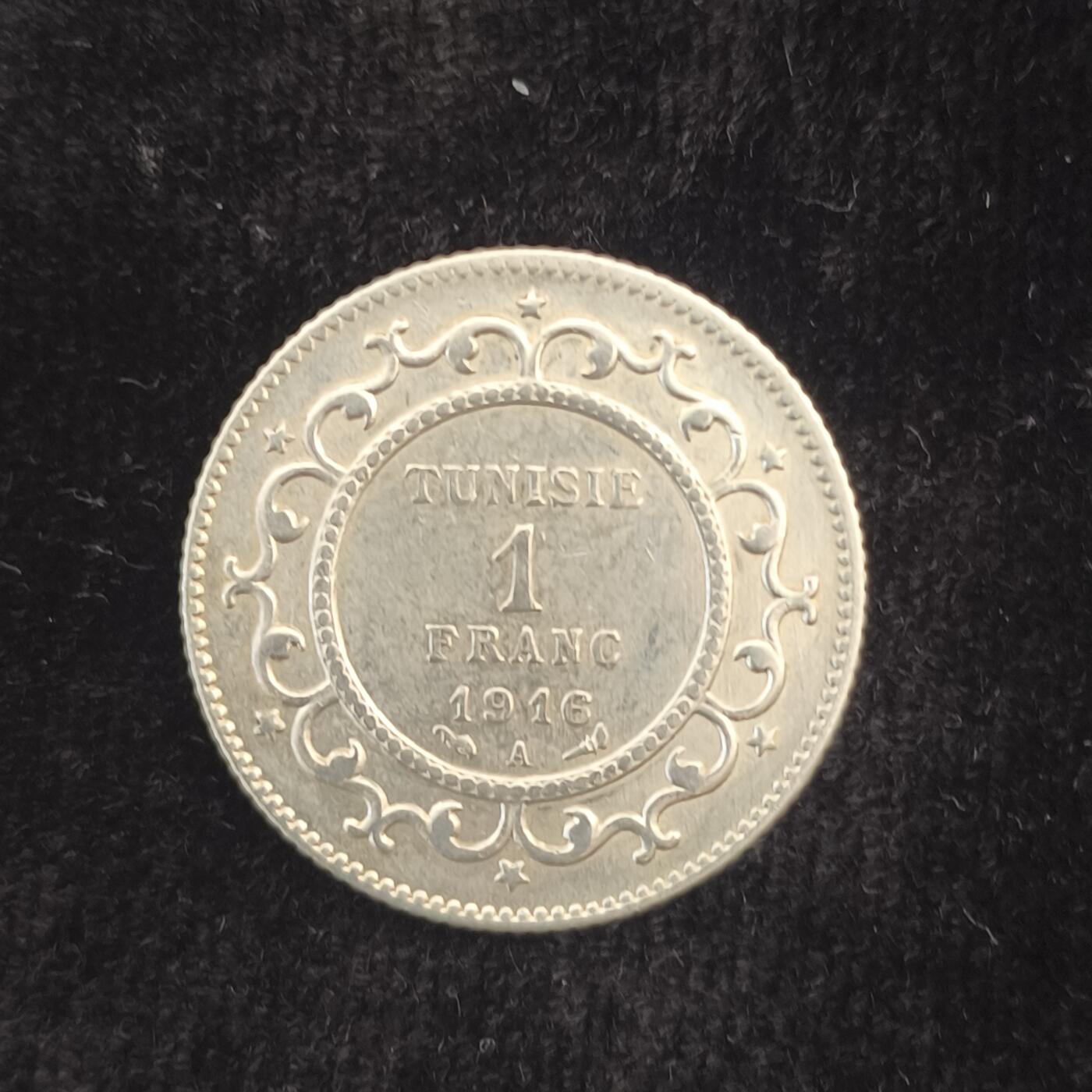 Krab外币市集Vol.2 法属突尼斯1916年1法郎