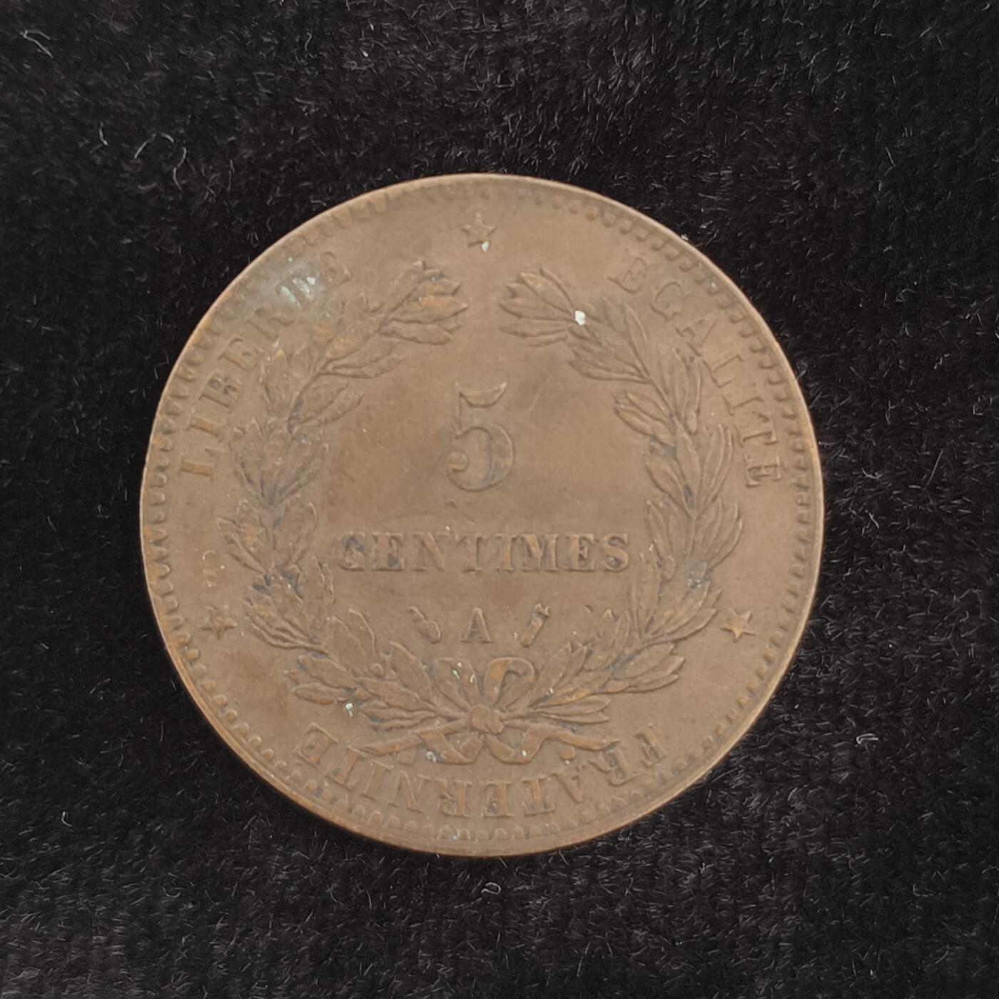 Krab外币市集Vol.2 法国1886年5分