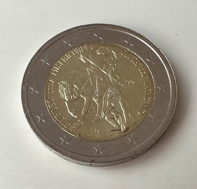S&S Numismatic世界钱币-拍卖 第94期  - 梵蒂冈2016年 圣观音年 2欧元双色纪念币 裸币无包装