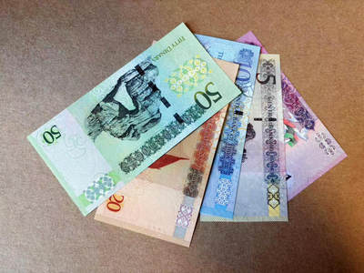 【Blue Auction】✨世界纸币精拍第590期【精】 【一组5张】利比亚1-50第纳尔 全新UNC