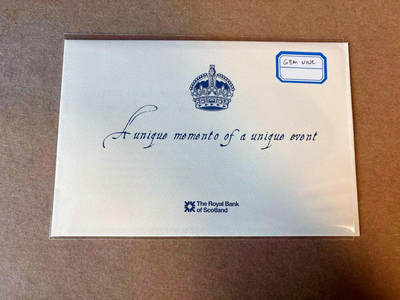 【Blue Auction】✨世界纸币精拍第590期【精】 【带册 千位小号】苏格兰 2000年20镑 纪念钞 全新UNC